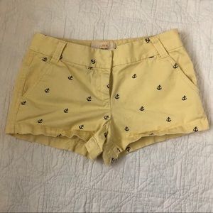J.Crew 3 inch Critter Shorts (Anchors)